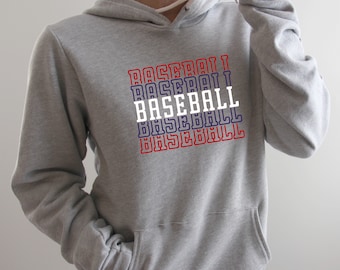 Custom Baseball Hoodie Baseball Sweatshirt Baseball Mom