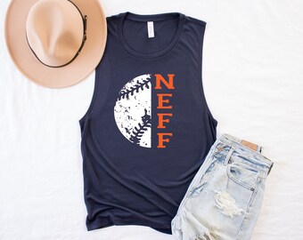 Custom Baseball Tank | Baseball Mom Tank Top | Bella Canvas Muscle Tank | Baseball Shirt | Softball Tank Top | Softball Shirts