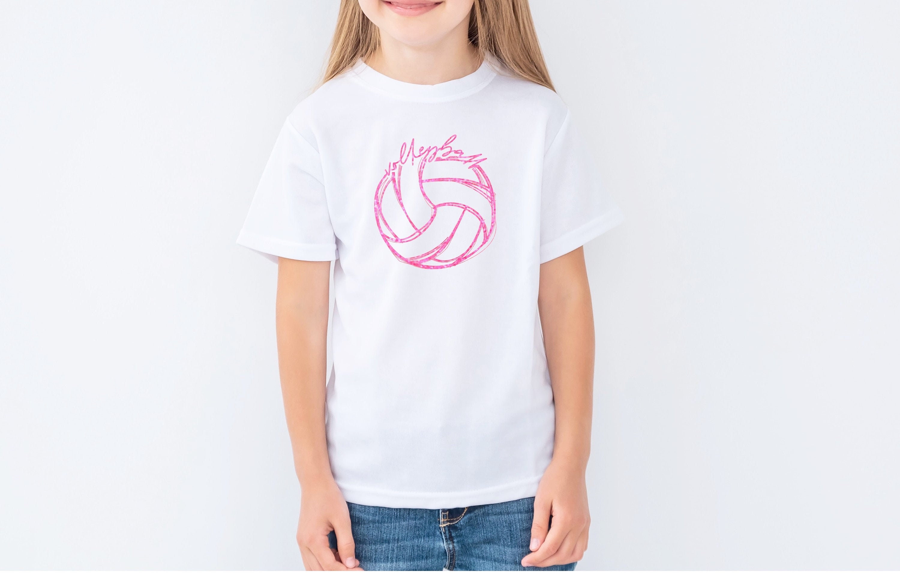 Custom Volleyball Tee Girls Volleyball Shirt Cute Etsy