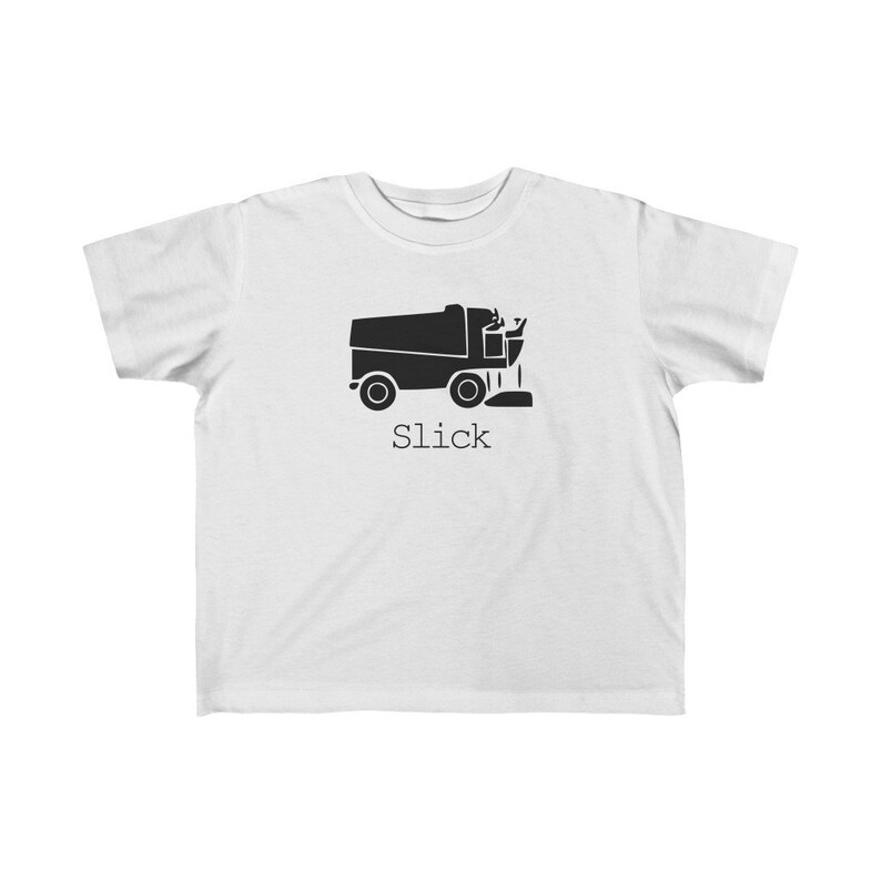 Slick Zamboni Truck Tee Kids Hockey Tees Toddler Tees Etsy
