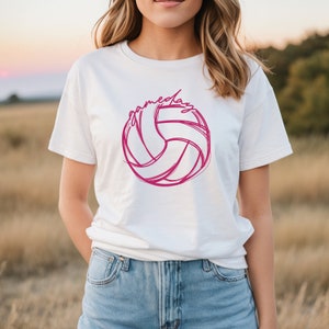 Volleyball Game Day Tee |  Customizable | Volleyball Girl | Volleyball Mom | Volleyball Gifts | Cute Volleyball Tee | Volleyball Shirts