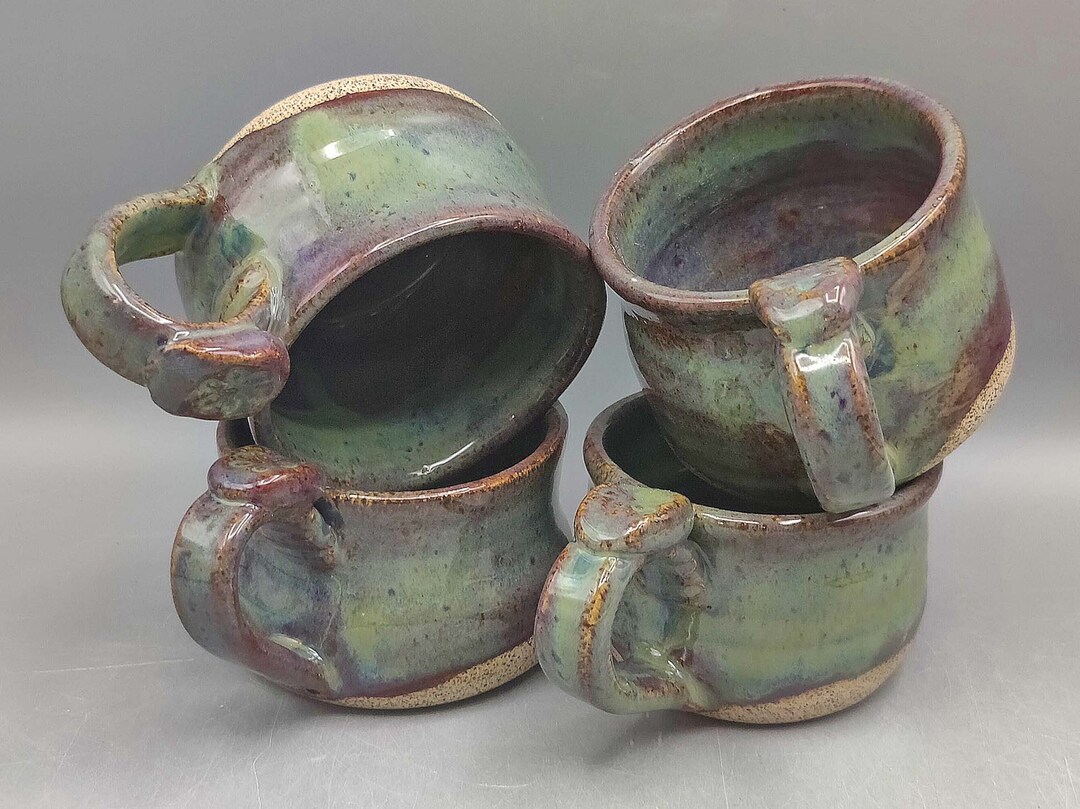 Espresso Cup Espresso Mug Green Rustic Expresso Mug Handmade Pottery