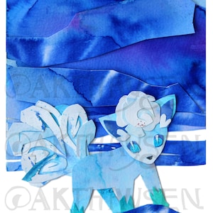 A5 Art Print of Vulpix
