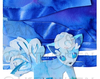A5 Art Print of Vulpix