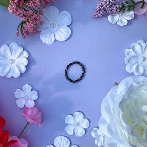 Seed Bead Rings - Customizable, homemade!