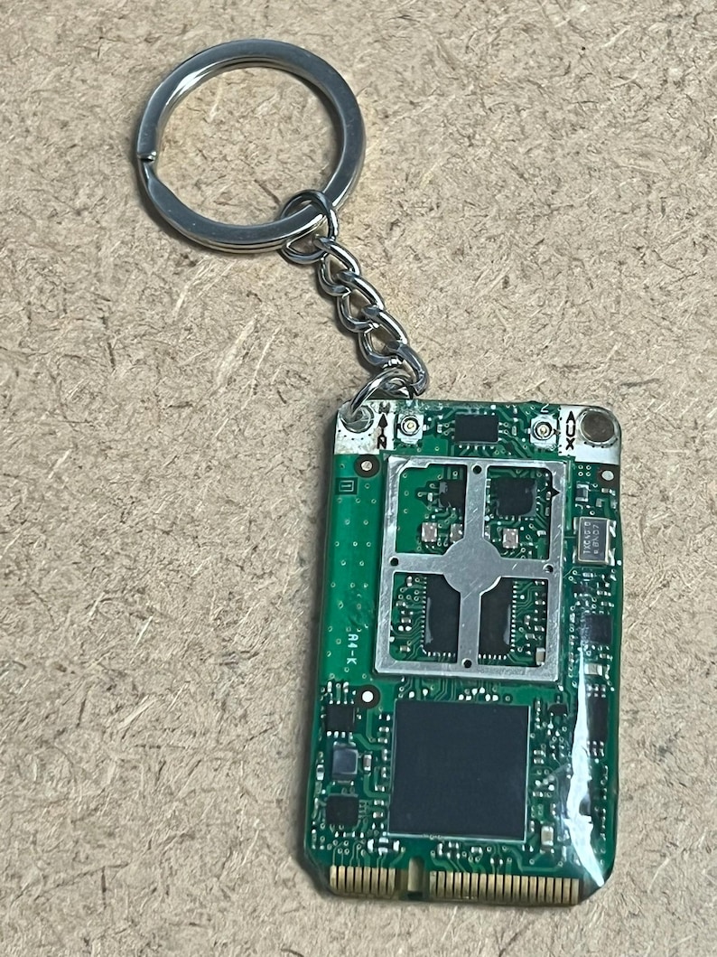 Recycled Circuit Board Keyring: Computer Geek Gift - Etsy