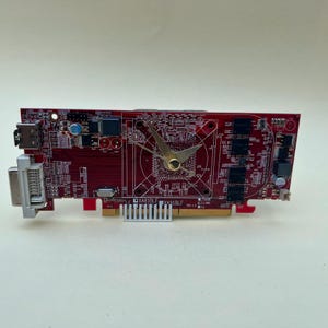 Recycled Circuit Board Desk Clock, Eco-Friendly Tech Gift