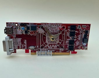 Recycled Circuit Board Desk Clock, Eco-Friendly Tech Gift