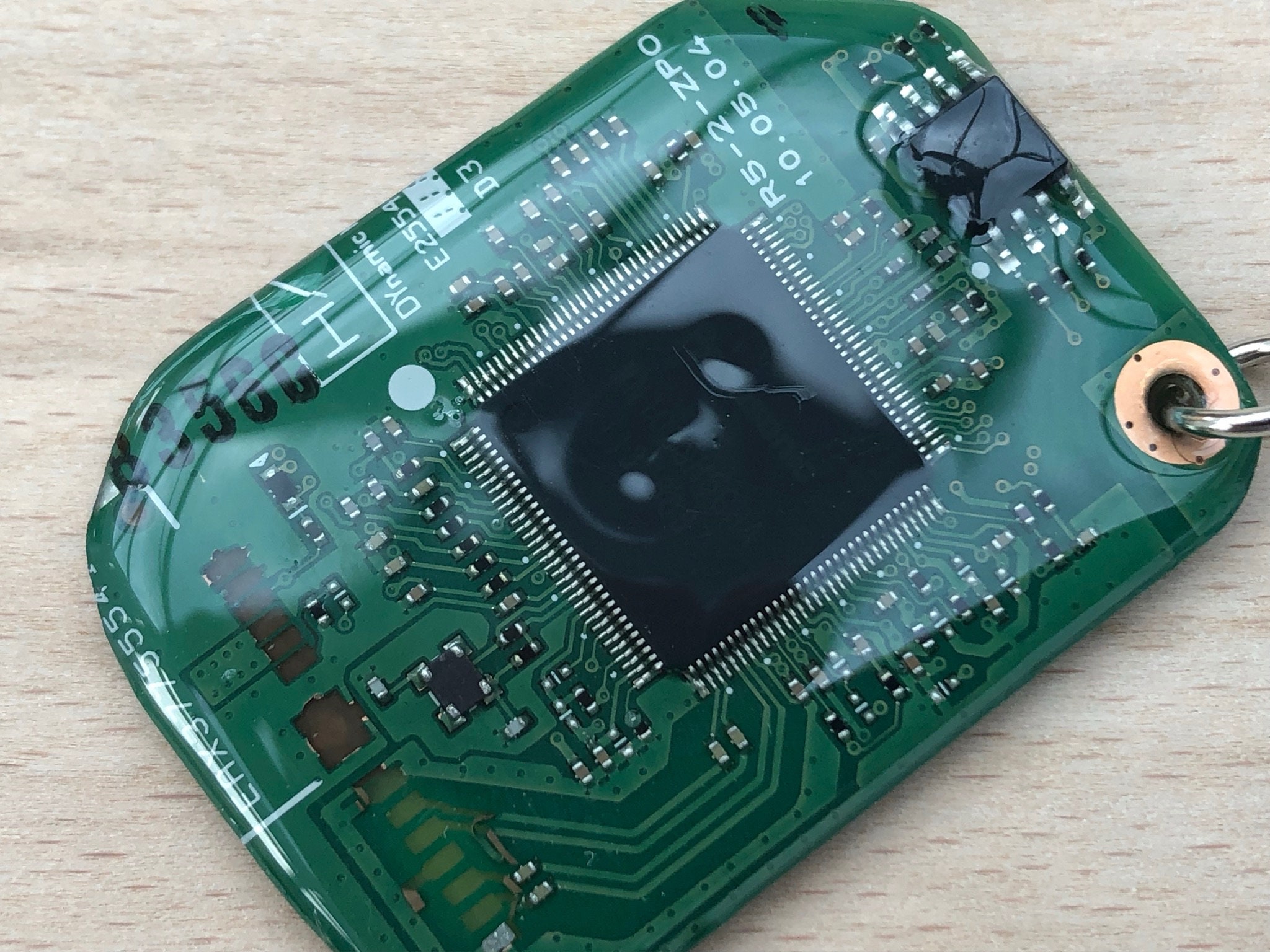 Recycled computer circuit board keyring/keyfob. Ideal gift for | Etsy