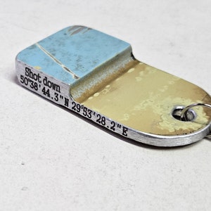 Keychain from plane SU34 .Su 34 piece Aircraft skin.Keychain.Airplane keychain