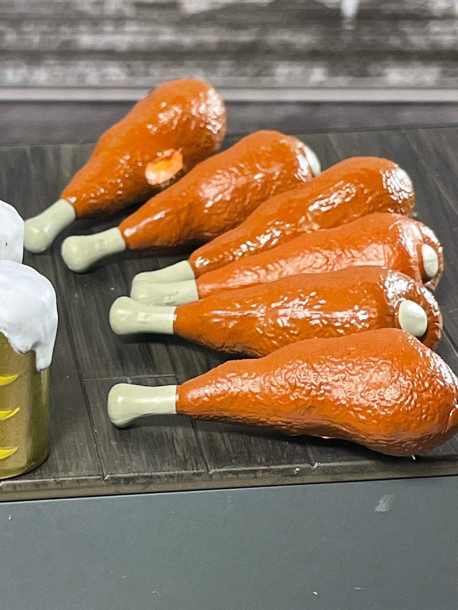 Miniature 112 Scale Turkey Leg Chicken Drumstick Disney Etsy