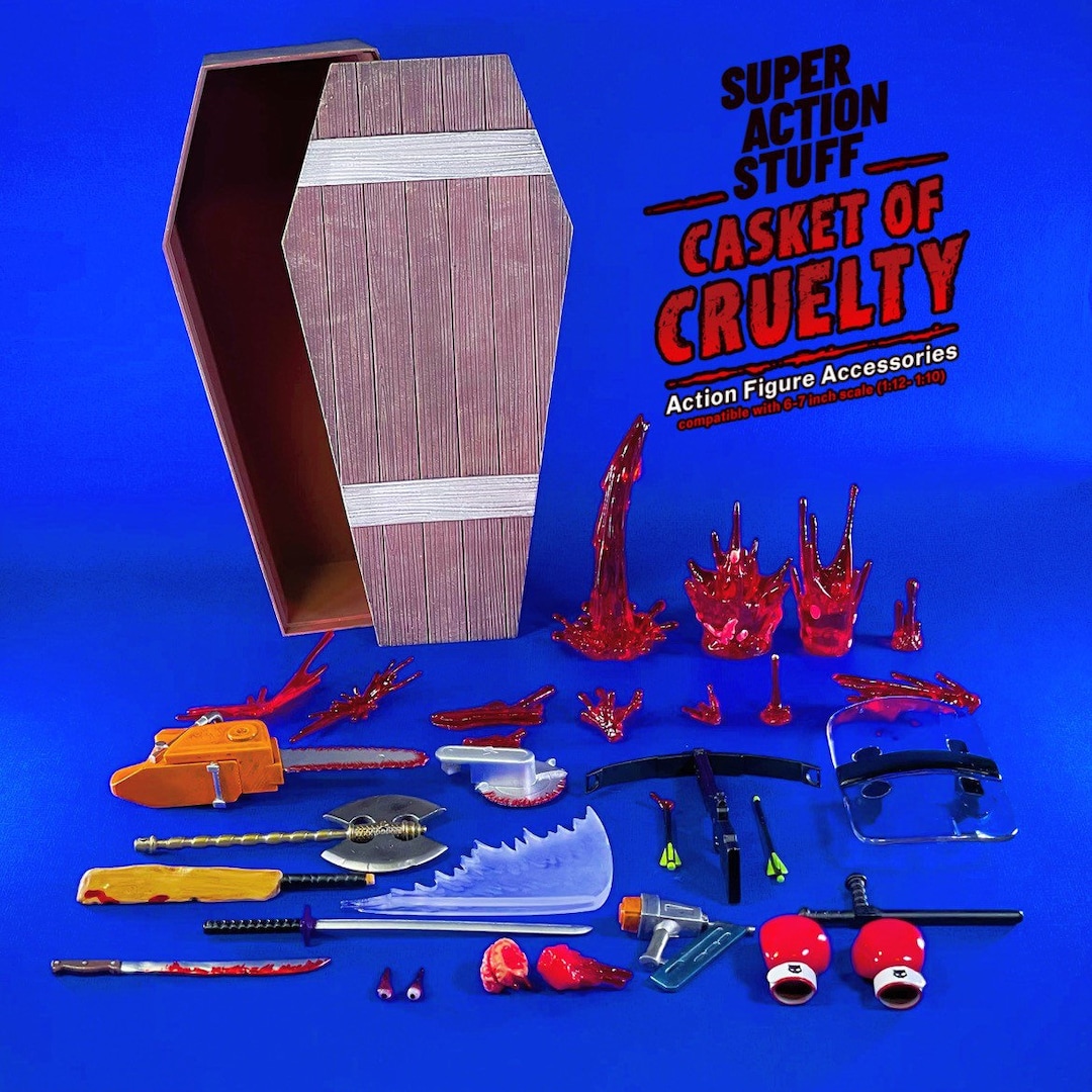 112 Super Action Stuff Casket of Cruelty 6 Scale Figure Accessories
