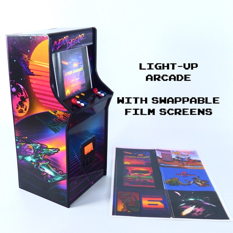 1:12 Super Action Stuff GAME ON! Arcade W/ Light Cyber Dagger Figure ...