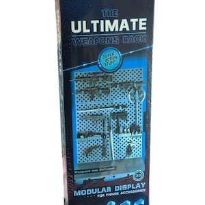 Super Action Stuff Ultimate Weapons Rack 1/12 Scale Modular Diorama Accessory for Action Figures