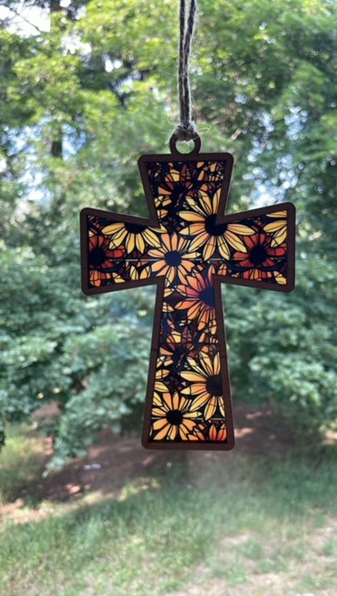 Cross Suncatcher, Laser SVG, Cut File, Files, Suncatcher SVG