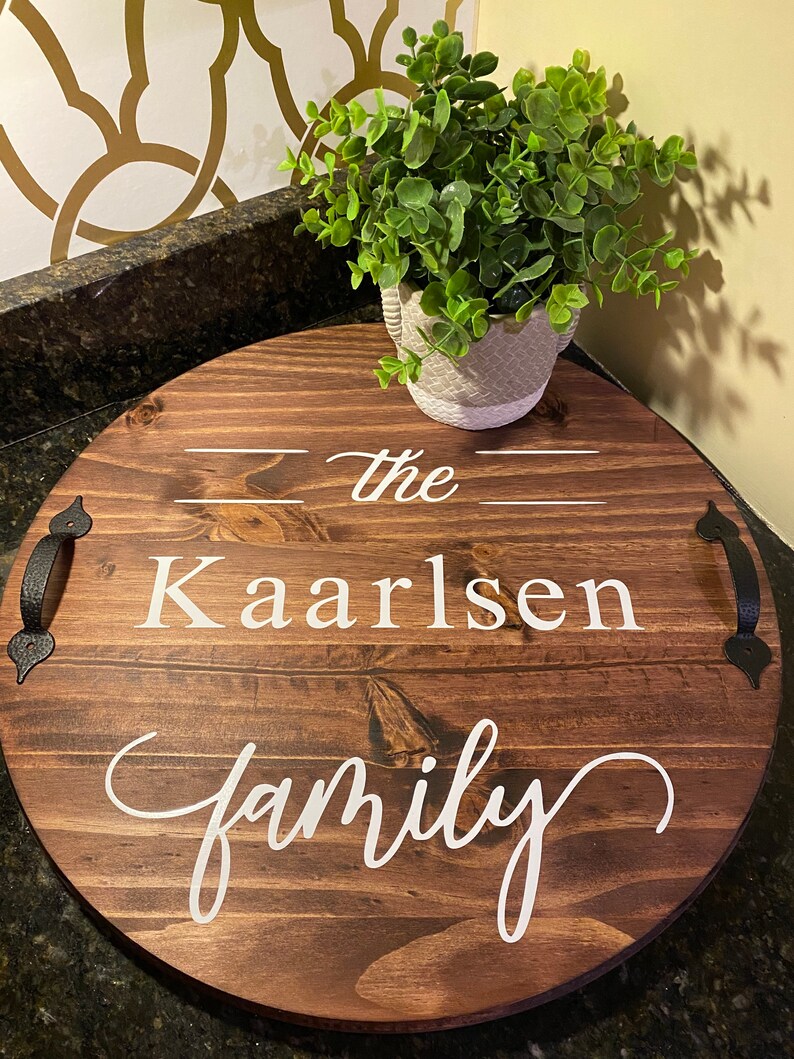 Decorative Personalized Tray