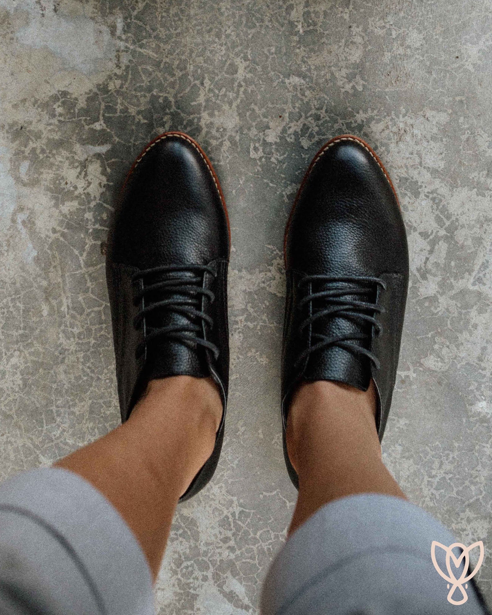 Black Oxford Shoes Tie Oxford Shoes Handmade by Artisans Etsy
