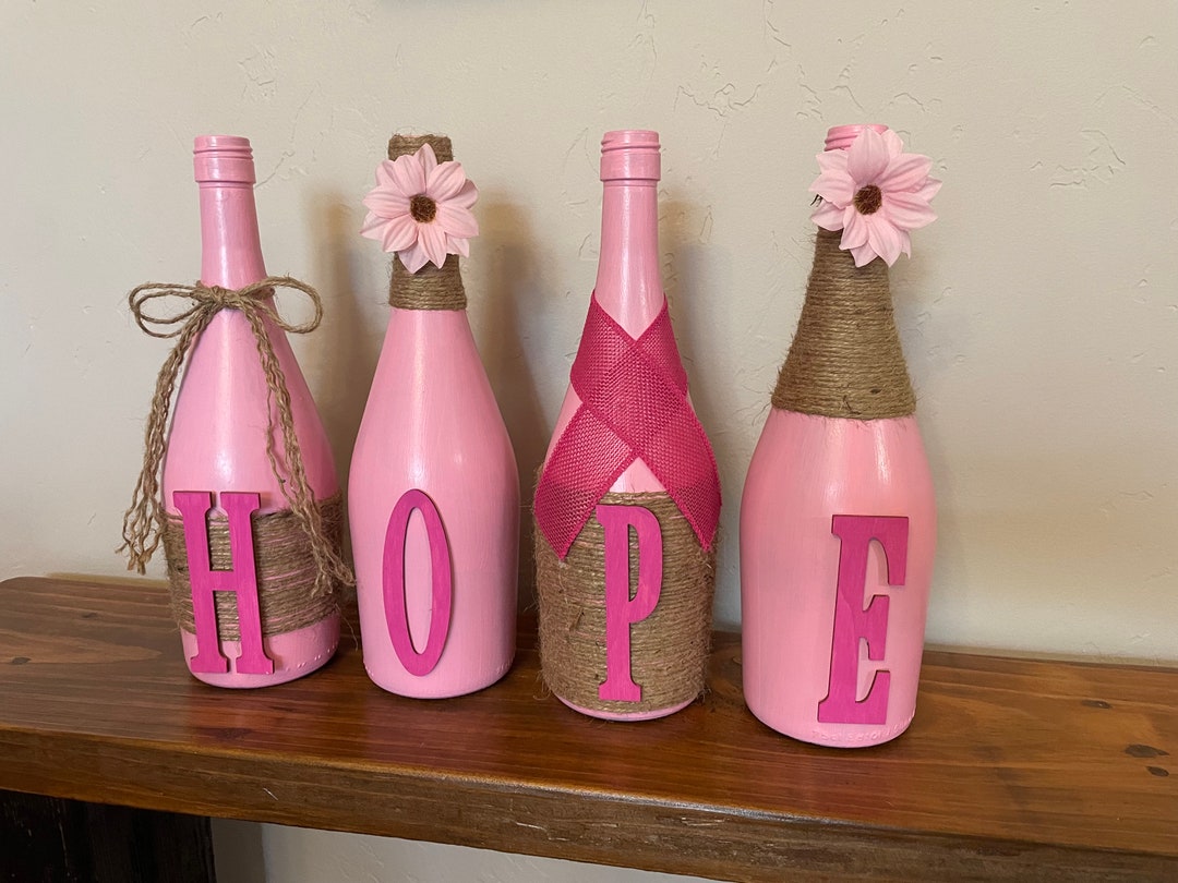 Recycled Glass Bottle Decor Etsy