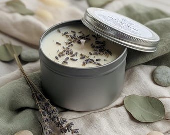 Intention New Moon Calm Clarity Soy Wax Candle Tin 6.75 ozs