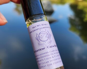 Intention Essential Oil Blend: Lavender, Clary Sage, Lemon & Orange (15 mL)