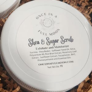 Shea and Sugar Body Scrub with Essential Oils