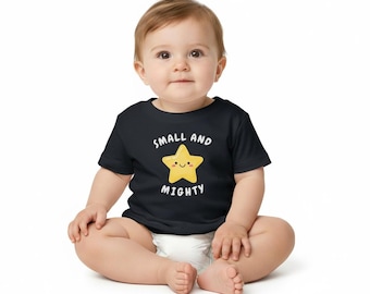 Small and Mighty Star Graphic Infant Tee