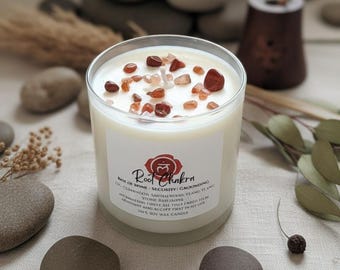 Root Chakra - Cedarwood Sandalwood and Ylang Ylang Soy Wax Candle