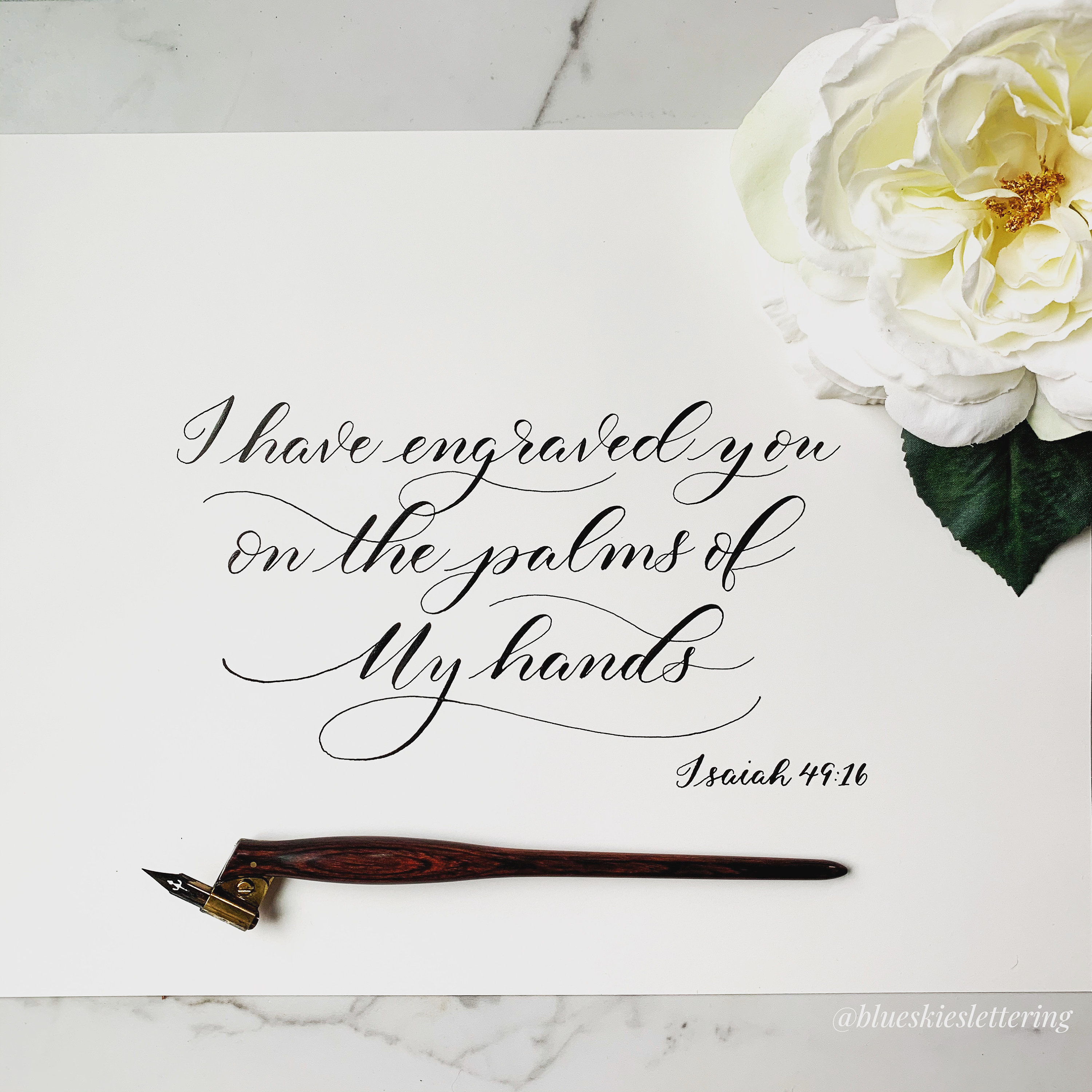 Calligraphy printable bible verses