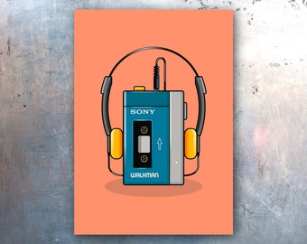 Sony Walkman Poster | Etsy