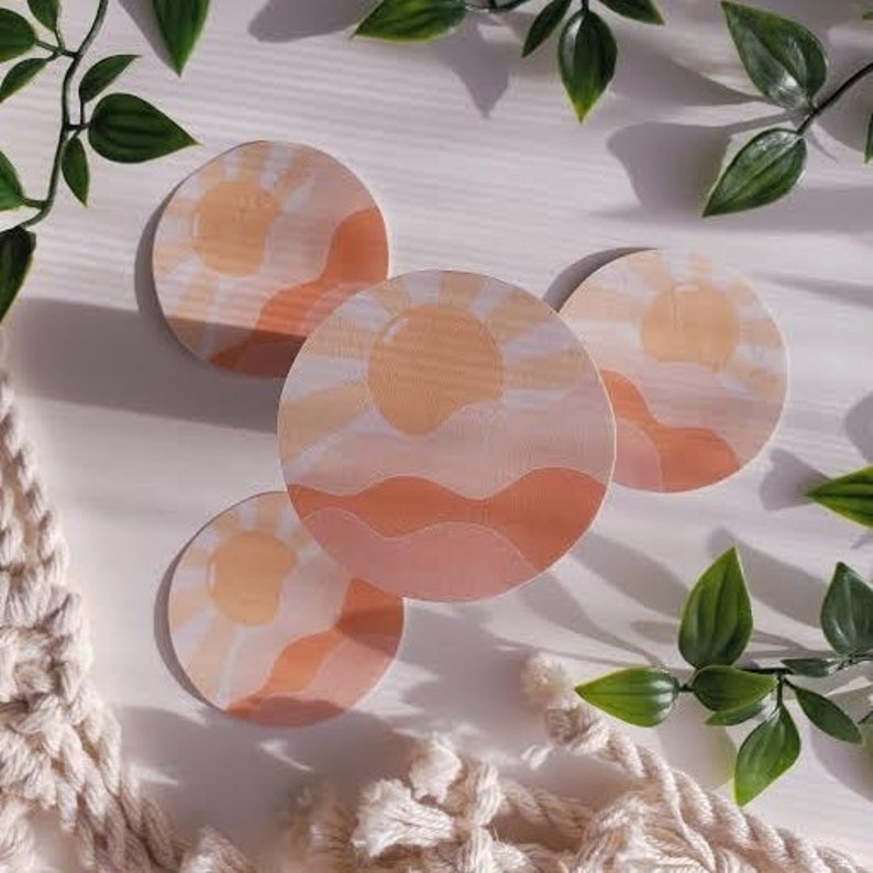 Sunset Circle Sticker