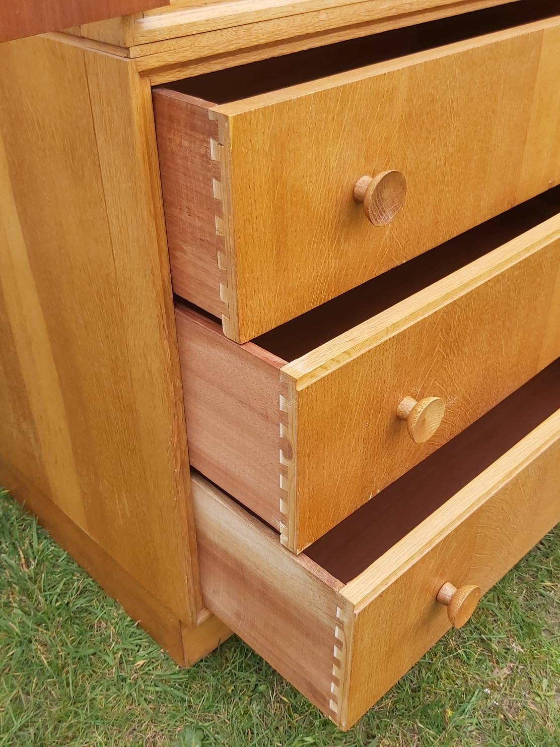 1950s/60s Golden Oak Finished Bedroom Set By D Meredew Ltd Of Etsy