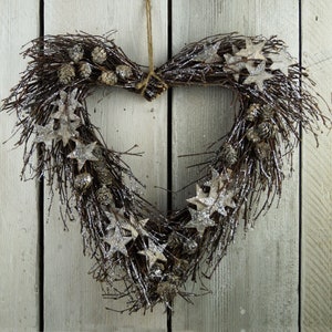 Birch Heart-shaped Wreath