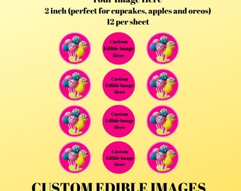 Custom Edible Images, Precut Images, Personalized Edible Images, Sugar Sheets, Edible Sheets