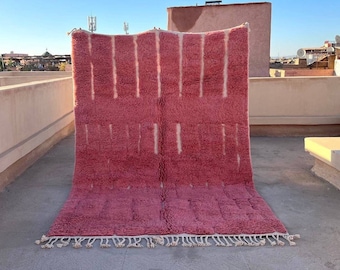 Abstract Moroccan rug, beni ourain rug, abstract rug,Berber rug, handmade rug