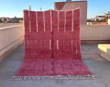 Abstract Moroccan rug, beni ourain rug, abstract rug,Berber rug, handmade rug