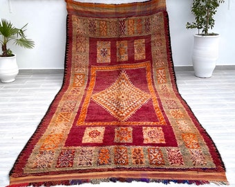 Authentic Moroccan Rug, vintage Berber rug, Moroccan area rug