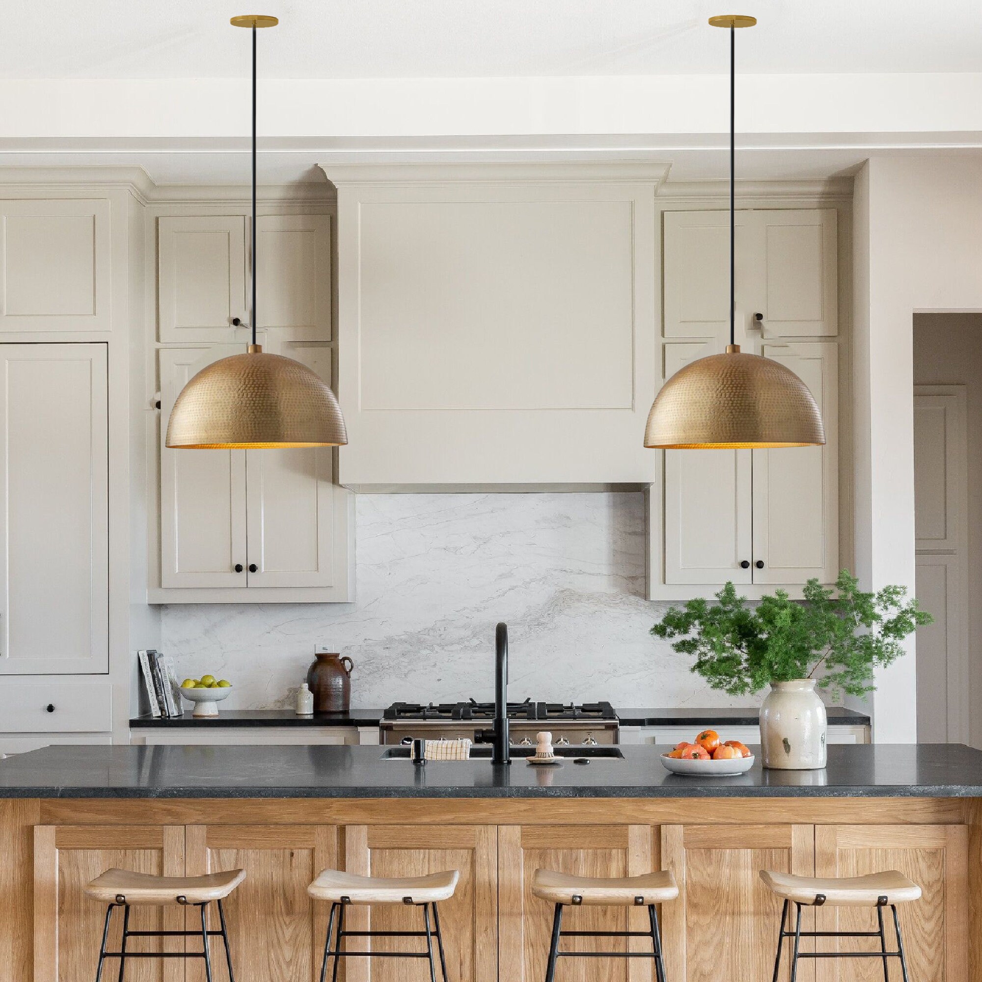 Brass Pendant Light for Kitchen Island Hanging Lamp ,light Fixture - Etsy