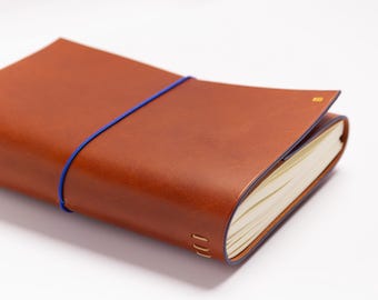 Trifold - A5 Vegetable-Tanned Italian Leather Journal Cover