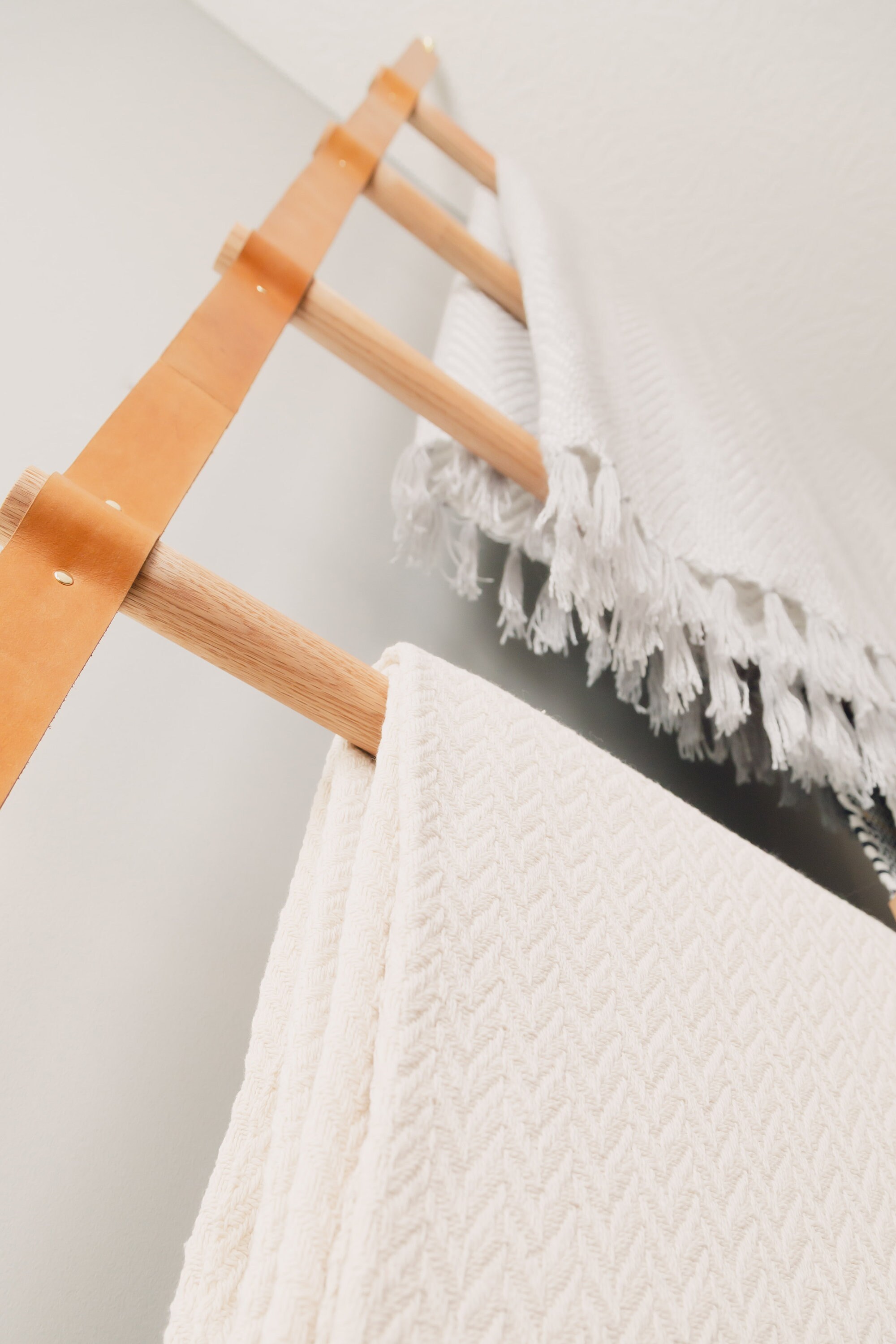 Large Custom Hanging Blanket Ladder Wall Mount or Ceiling Etsy