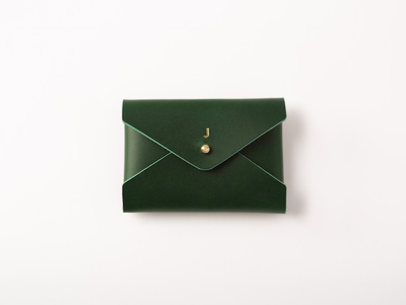 Leather Card Wallet, Full Grain Vegetable Tanned Italian