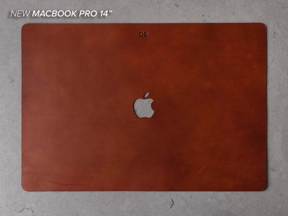 Macbook Pro 14 2021 Italian Leather Skin for Front and | Etsy