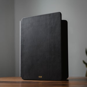 Peau en cuir italien pour iPad Pro 12.9 « Magic Keyboard, Personnalisé, Coupe de précision, Mince, 3M, Décalcomanie en cuir