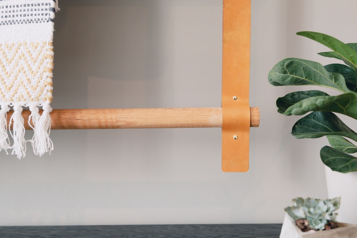 Large Custom Hanging Blanket Ladder Wall Mount or Ceiling Etsy