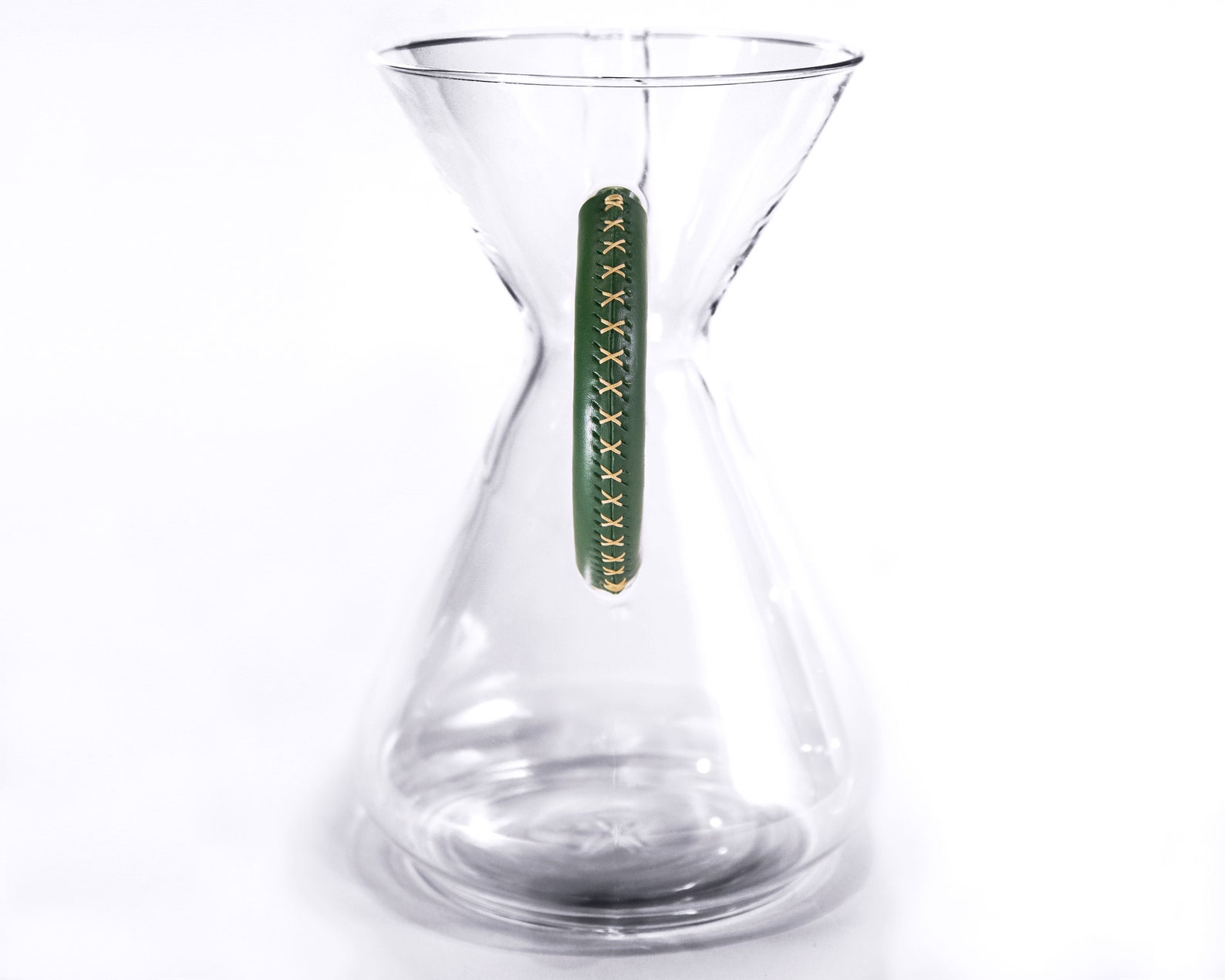 Chemex 10 Cup Glass Coffeemaker With Custom Leather Wrapped Etsy