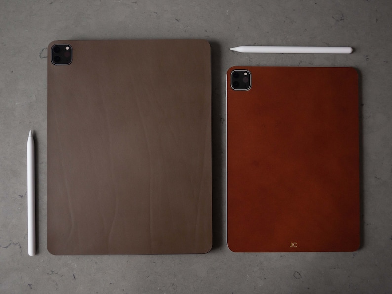 Italian Leather Skin for iPad 12.9 Pro Personalized iPad Pro image 1