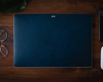 MacBook Pro 14" Leather Skin, Italian Leather, Personalized Decal, 3M Adhesive