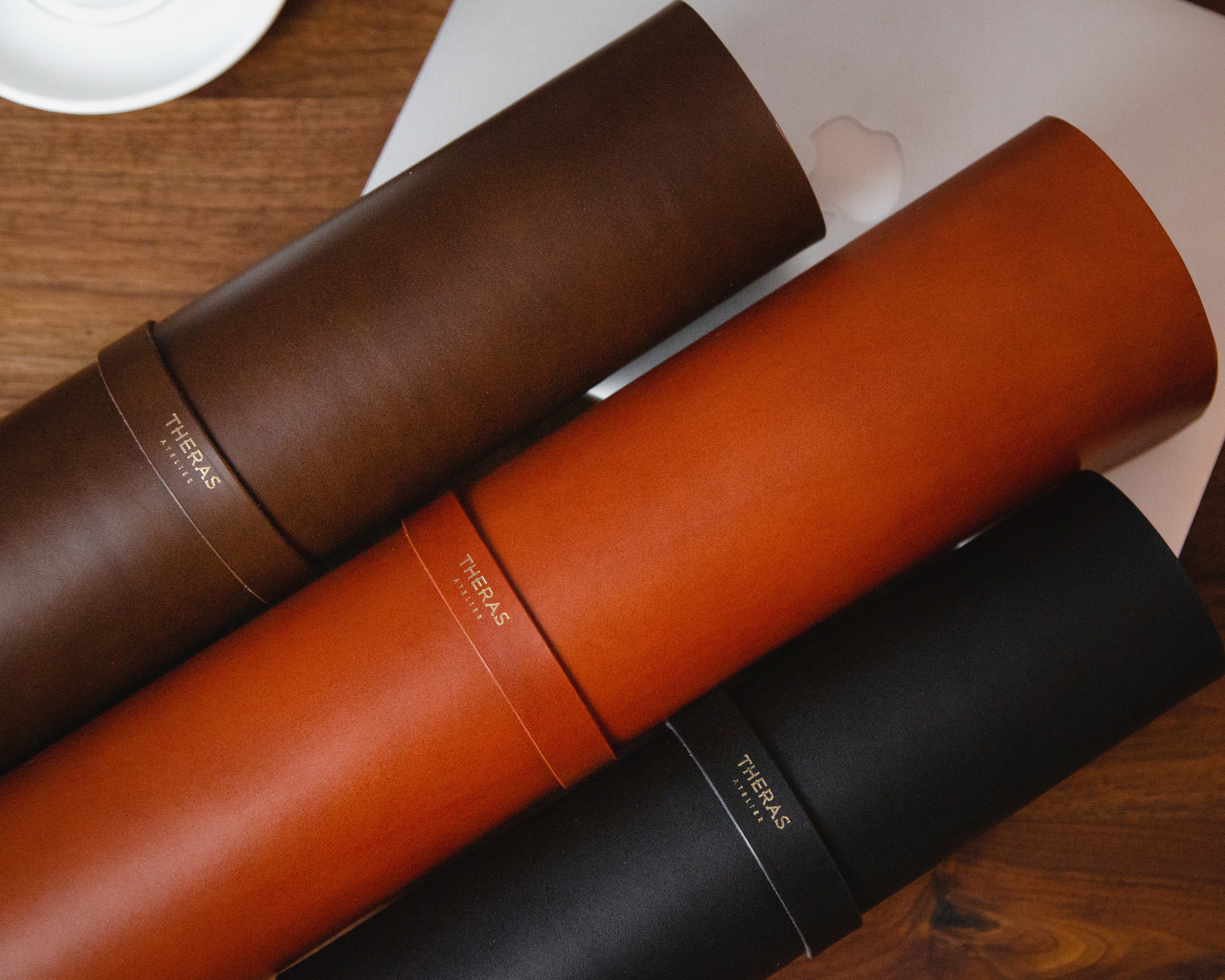 Italian Leather Desk Mat Blotter Leather Mouse Pad Portable Etsy