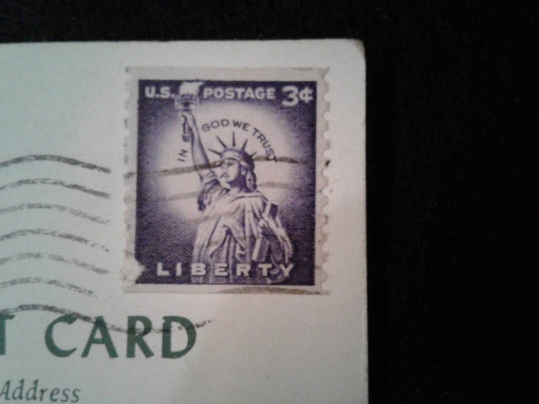 3 Cent Liberty Stamp 1961 Etsy