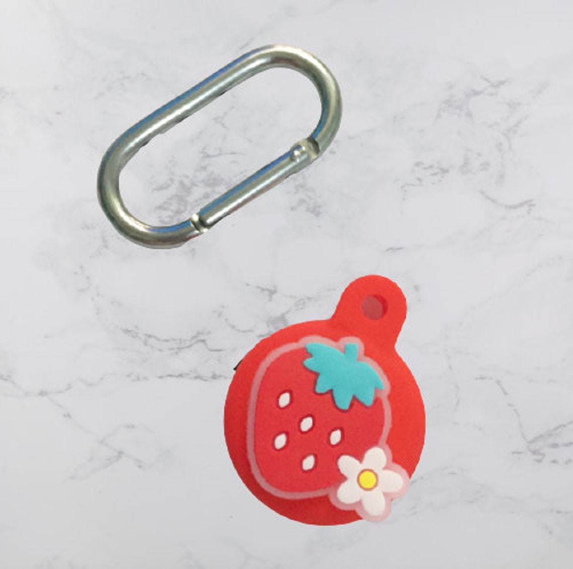 Cute Cat Paw Strawberry Avocado Airtag Case Airtag Holder Etsy