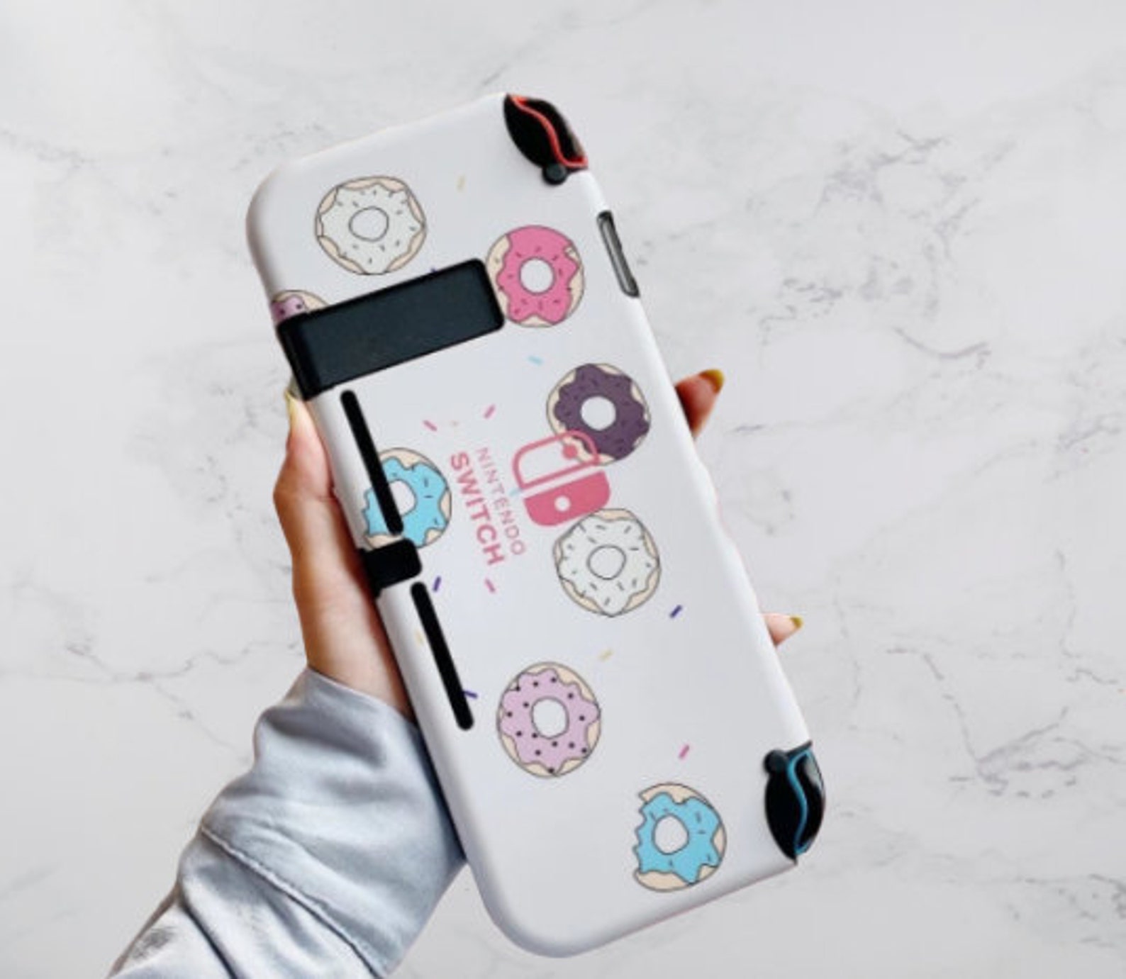 Cute Doughnut Donut Nintendo Switch Potective Soft Case Switch Etsy